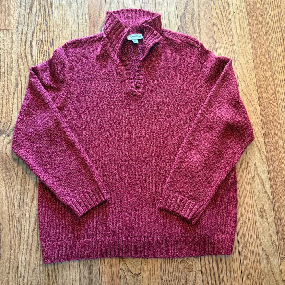 St. John's Bay Women’s Burgandy Sweater